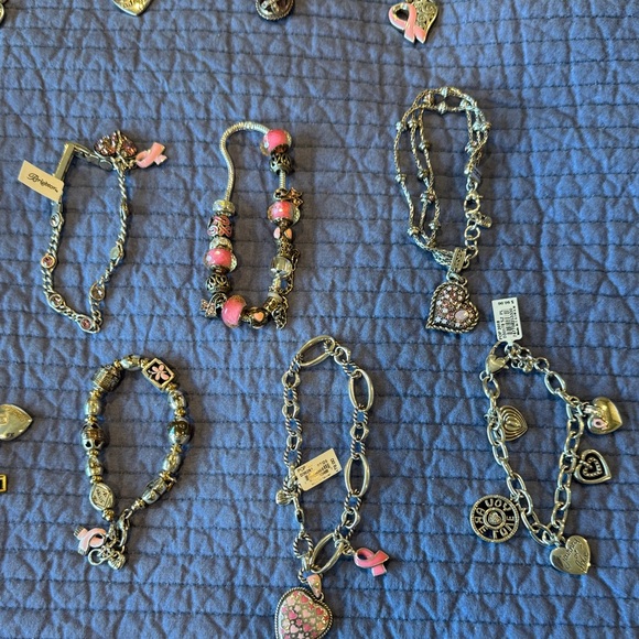 Brighton Silver and Pink Charm Bracelets - Picture 9 of 9